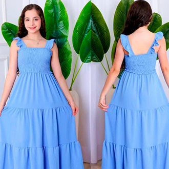 Saia Plissada Casual